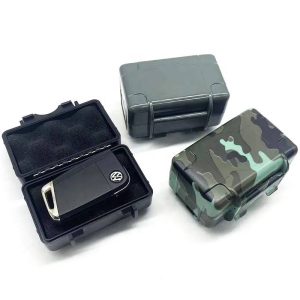 Waterproof Strong Magnetic Stash Box – Magnet Mount Locker Box, Geocaching Container, Under Car GPS