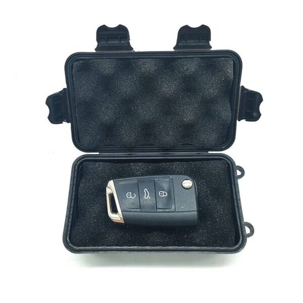 Waterproof Strong Magnetic Stash Box - Magnet Mount Locker Box, Geocaching Container, Under Car GPS