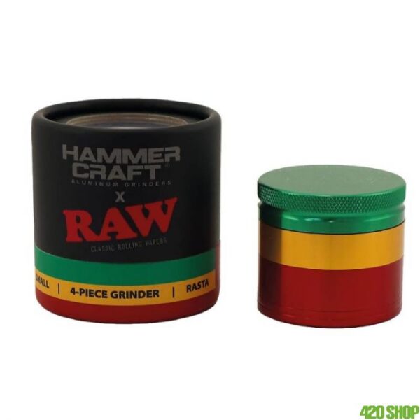 RAW X Hammercraft 4-Layers Aluminum Grinders (55mm/63mm)