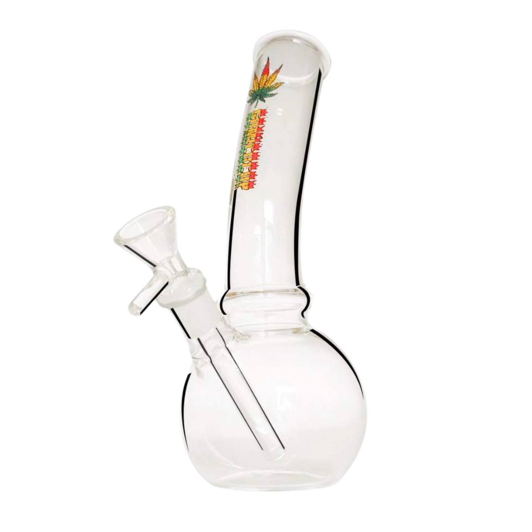 GLASS BONG LEAF RASTA GOMICOCOP 20CM - Image 2