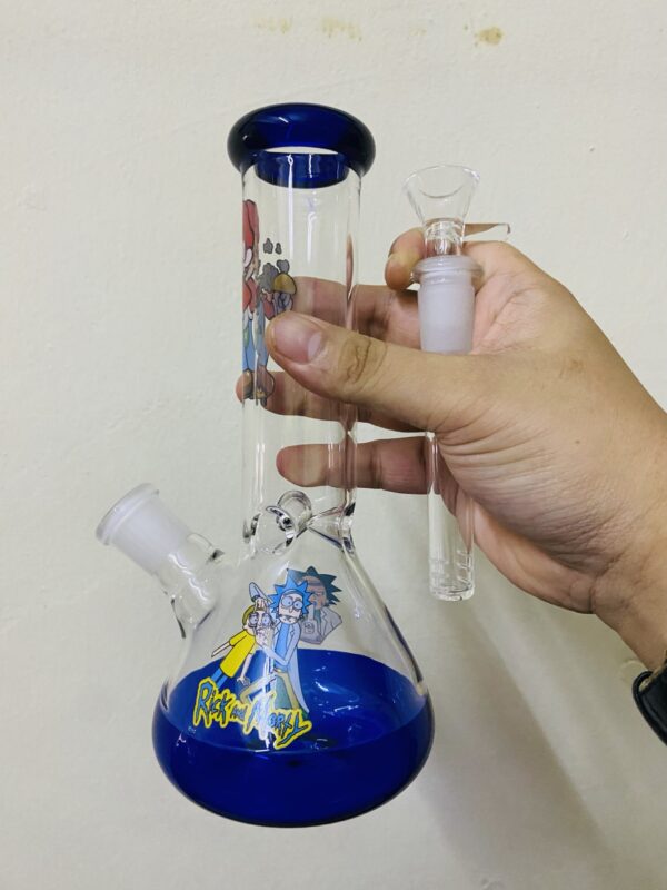 GLASS BONG RICK MORTY AND FRIENDS (SUPER MARIO) 20CM
