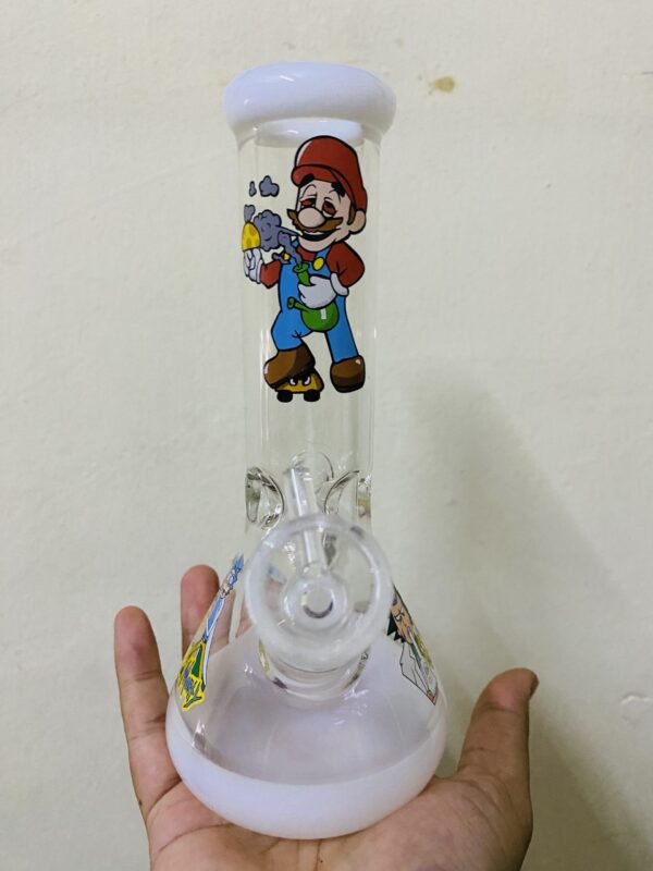 GLASS BONG RICK MORTY AND FRIENDS (SUPER MARIO) 20CM