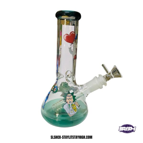 GLASS BONG RICK MORTY AND FRIENDS (UNICORN) 20CM