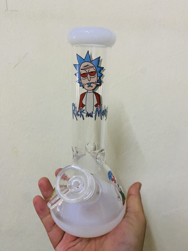GLASS BONG RICK MORTY 14 20CM