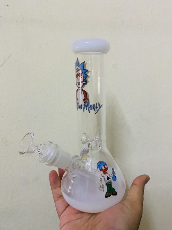 GLASS BONG RICK MORTY 14 20CM