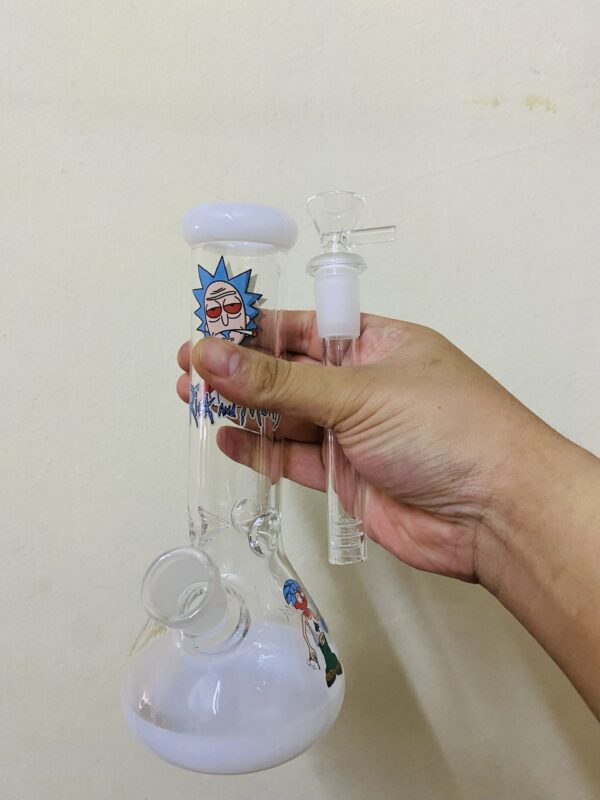 GLASS BONG RICK MORTY 14 20CM