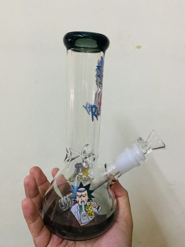 GLASS BONG RICK MORTY 14 20CM