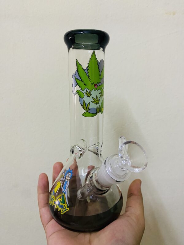 GLASS BONG RICK MORTY AND FRIENDS (BABYWEED) 20CM