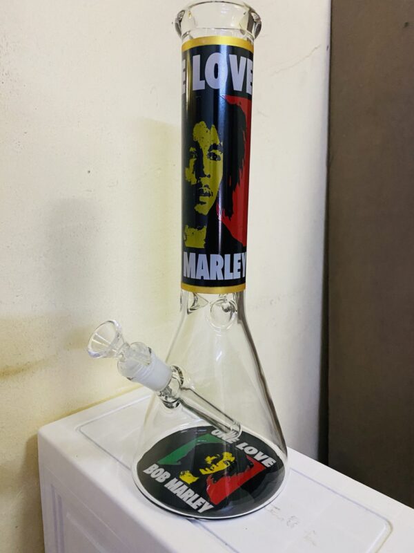 GLASS BONG BOB MARLEY XL 2 35CM