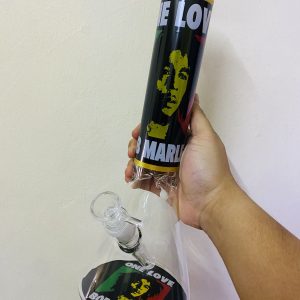 GLASS BONG BOB MARLEY XL 2 35CM