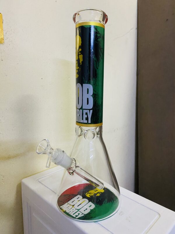 GLASS BONG BOB MARLEY XL 3 35CM