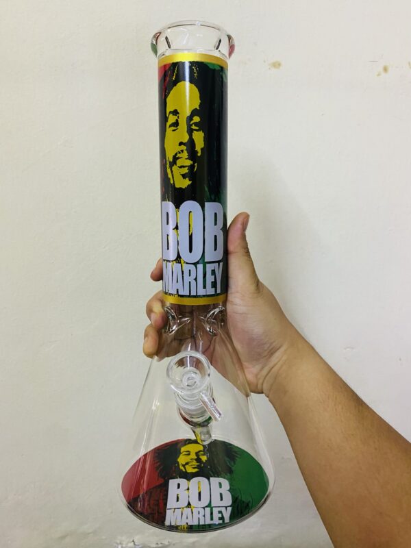 GLASS BONG BOB MARLEY XL 3 35CM