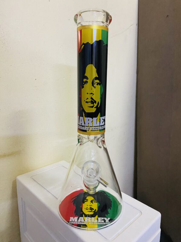 GLASS BONG BOB MARLEY XL 4 35CM