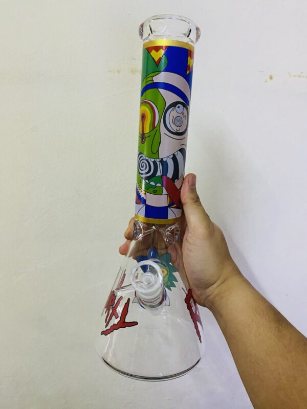 GLASS BONG RICK MORTY XL8 35CM