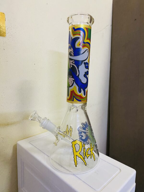 GLASS BONG RICK MORTY XL9 35CM