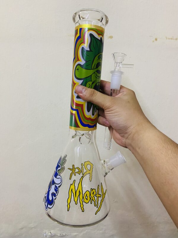 GLASS BONG RICK MORTY XL9 35CM