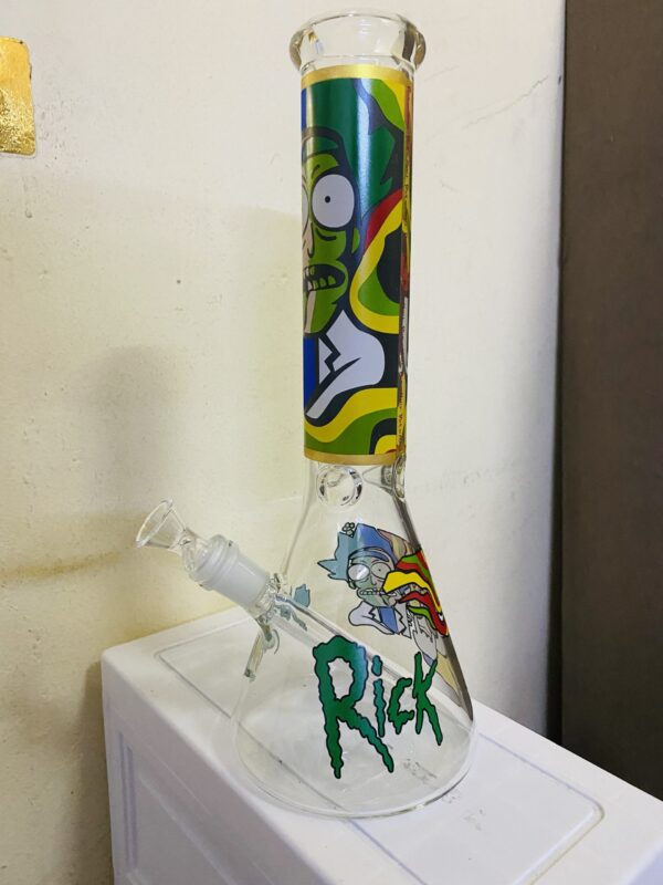 GLASS BONG RICK MORTY XL10 35CM