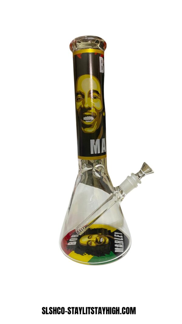 GLASS BONG BOB MARLEY XL 5 35CM