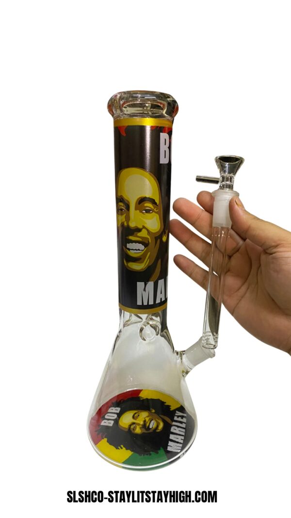 GLASS BONG BOB MARLEY XL 5 35CM