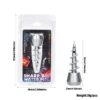 Screw-Shaped Juice Adapter 23mm | Food-Grade Metal Dripper | Triple-Color for Drink Dispenser