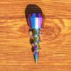 Screw-Shaped Juice Adapter 23mm | Food-Grade Metal Dripper | Triple-Color for Drink Dispenser