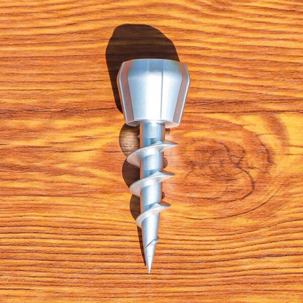 Screw-Shaped Juice Adapter 23mm | Food-Grade Metal Dripper | Triple-Color for Drink Dispenser