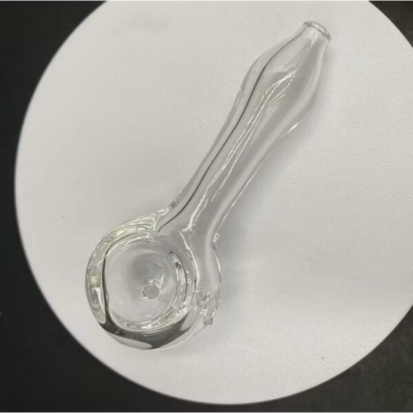 img_2024 Handblown Borosilicate Glass Stirring Spoon