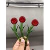 Handcrafted Glass Rose Art Pipe