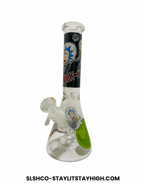GLASS BONG RICK MORTY 4 27CM