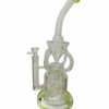 GLASS BONG EMERALD CYCLONE RECYCLER 34CM