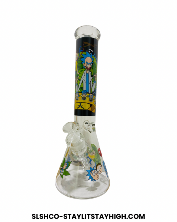 GLASS BONG RICK MORTY XL15 35CM