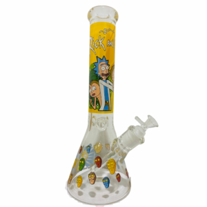 GLASS BONG RICK MORTY XL16 35CM