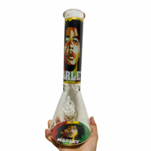 GLASS BONG BOB MARLEY XL 6 35CM