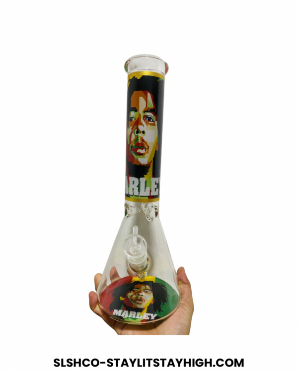 GLASS BONG BOB MARLEY XL 6 35CM
