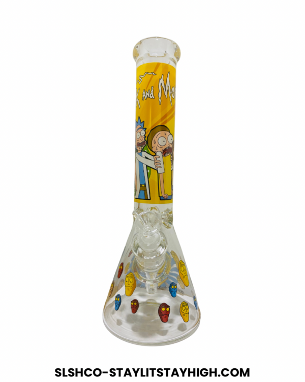 GLASS BONG RICK MORTY XL16 35CM