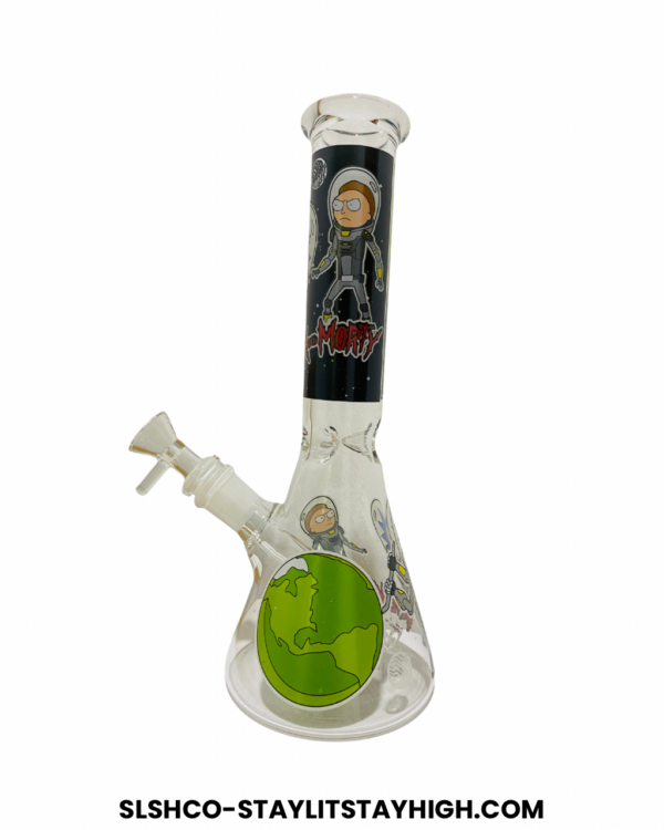 GLASS BONG RICK MORTY 4 27CM
