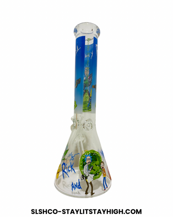 GLASS BONG RICK MORTY XL13 35CM