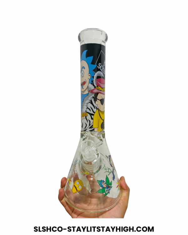 GLASS BONG RICK MORTY XL14 35CM