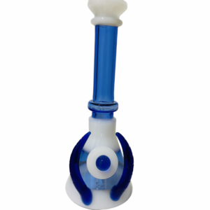 GLASS BONG FROSTBITE HORN RIG 22CM