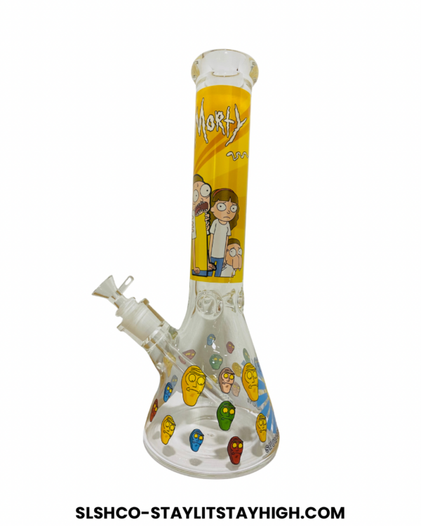 GLASS BONG RICK MORTY XL16 35CM