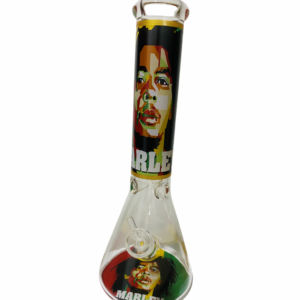GLASS BONG BOB MARLEY XL 6 35CM