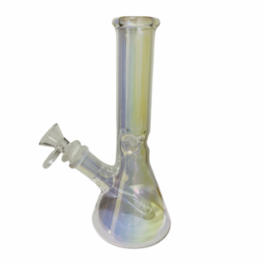 GLASS BONG IRIDESCENT (3) 20CM