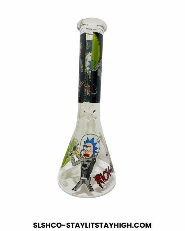 GLASS BONG RICK MORTY 4 27CM
