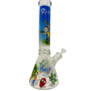 GLASS BONG RICK MORTY XL13 35CM