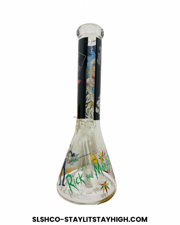 GLASS BONG RICK MORTY XL14 35CM