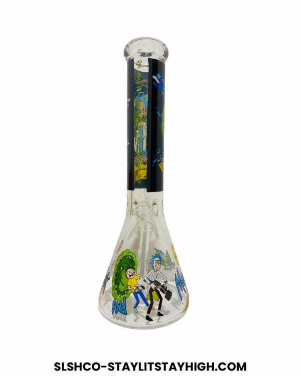 GLASS BONG RICK MORTY XL15 35CM