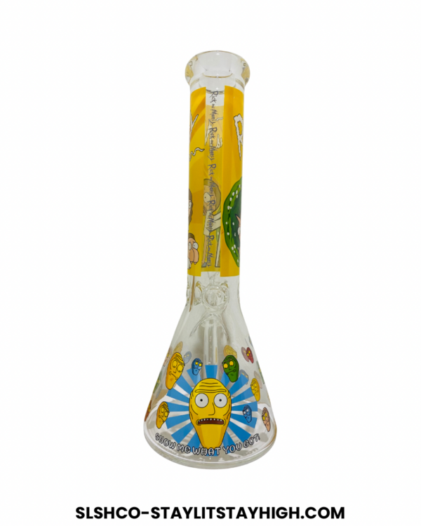 GLASS BONG RICK MORTY XL16 35CM