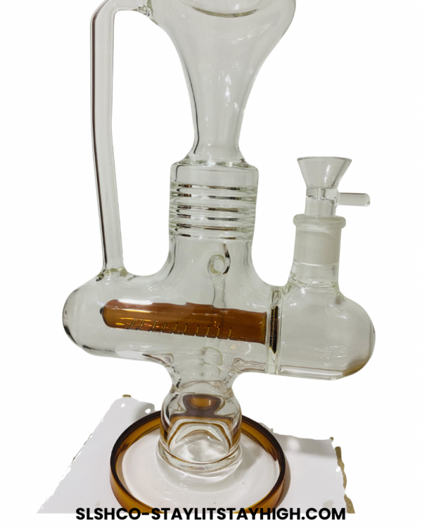 slshco-staylitstayhigh-com-4 GLASS BONG GOLDEN LOOP RECYCLER PERCOLATOR (MULTI-CHAMBER) 43CM