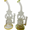 GLASS BONG EMERALD CYCLONE RECYCLER 34CM