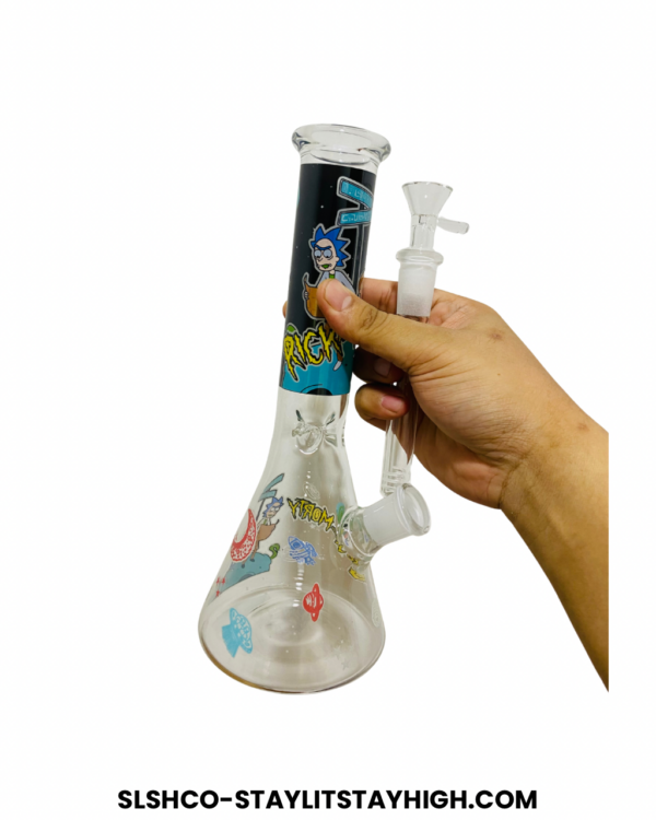 GLASS BONG RICK MORTY 6 27CM